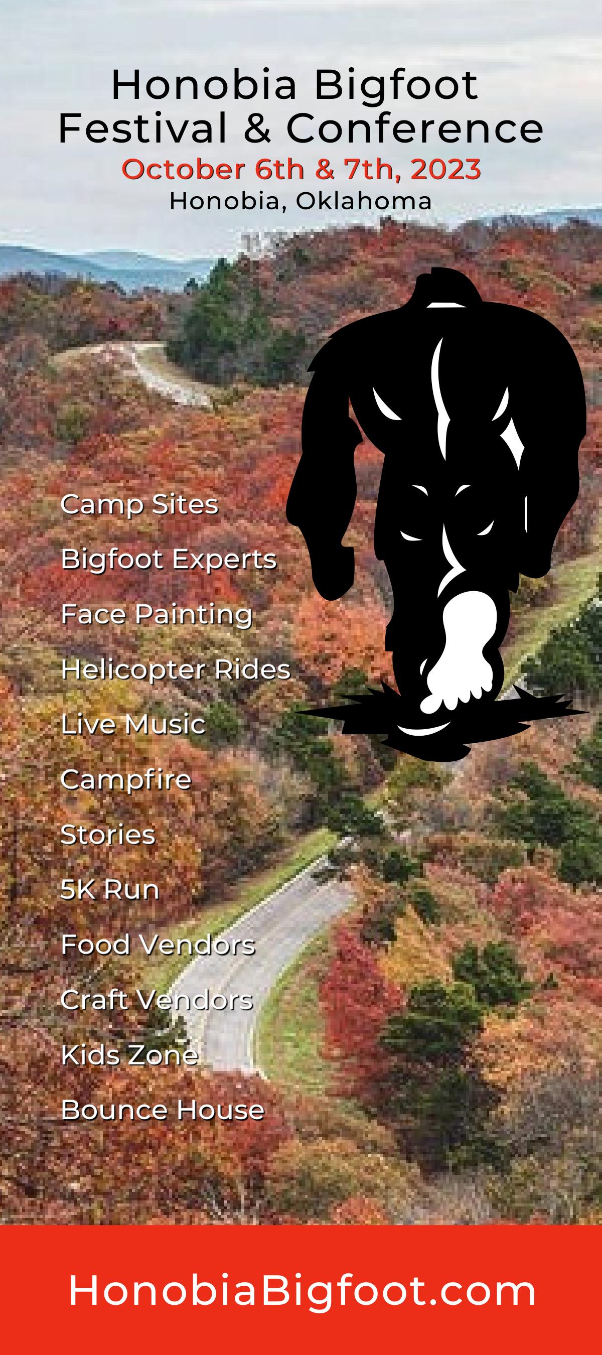 Honobia Bigfoot Festival & Conference by Oklahoma Tourism & Recreation
