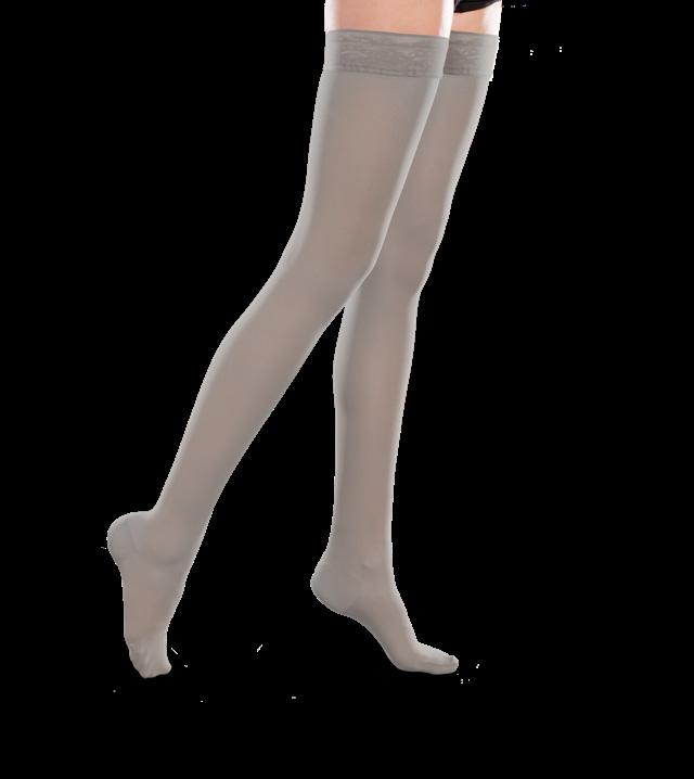 Ease Opaque Women's Support Pantyhose - Firm (30-40mmHg) Graduated  Compression Hosiery (Sand, Small Short)