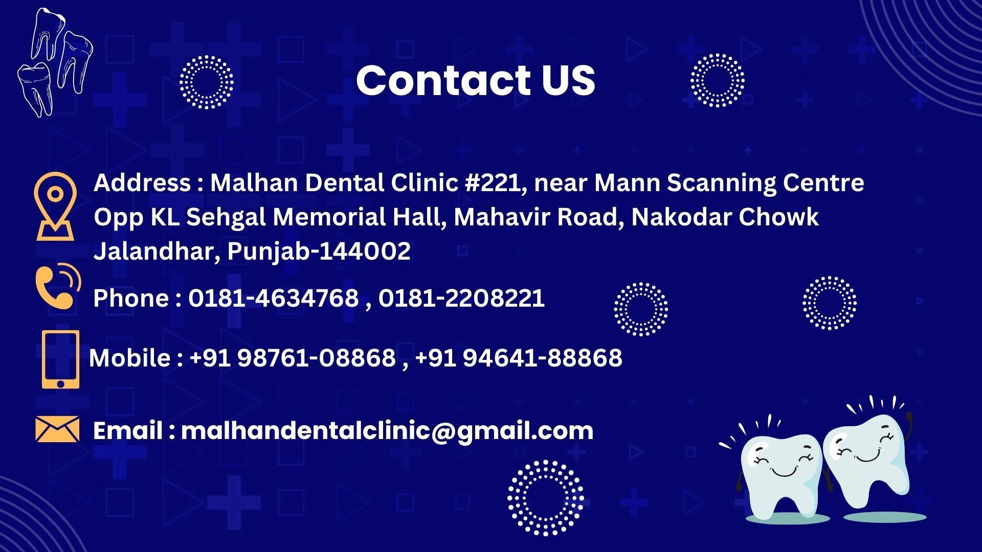 Best Dentist in Jalandhar Malhan Dental Clinic Jalandhar by Malhan