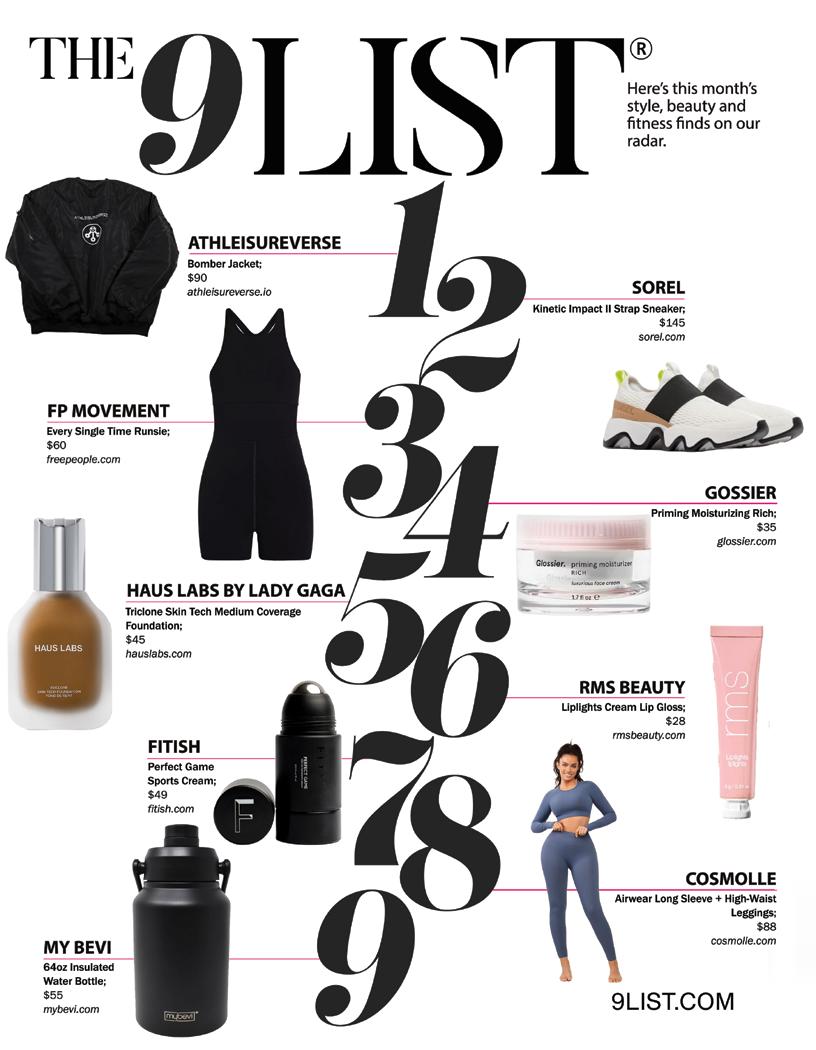 ATHLEISURE MAG #92 AUG ISSUE | THE 9LIST