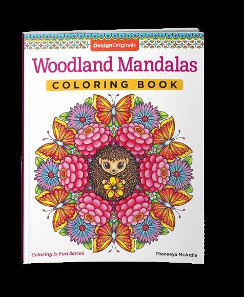 Coloring Book: Woodland Mandalas Coloring Book Animal Coloring Book  Mandalas Colouring Nature Coloring Book Mandala Coloring Pages 