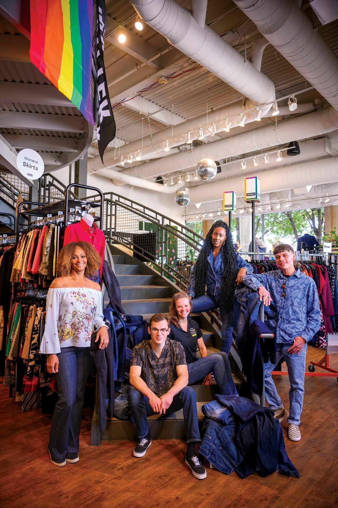 A vintage town and style magazine cover