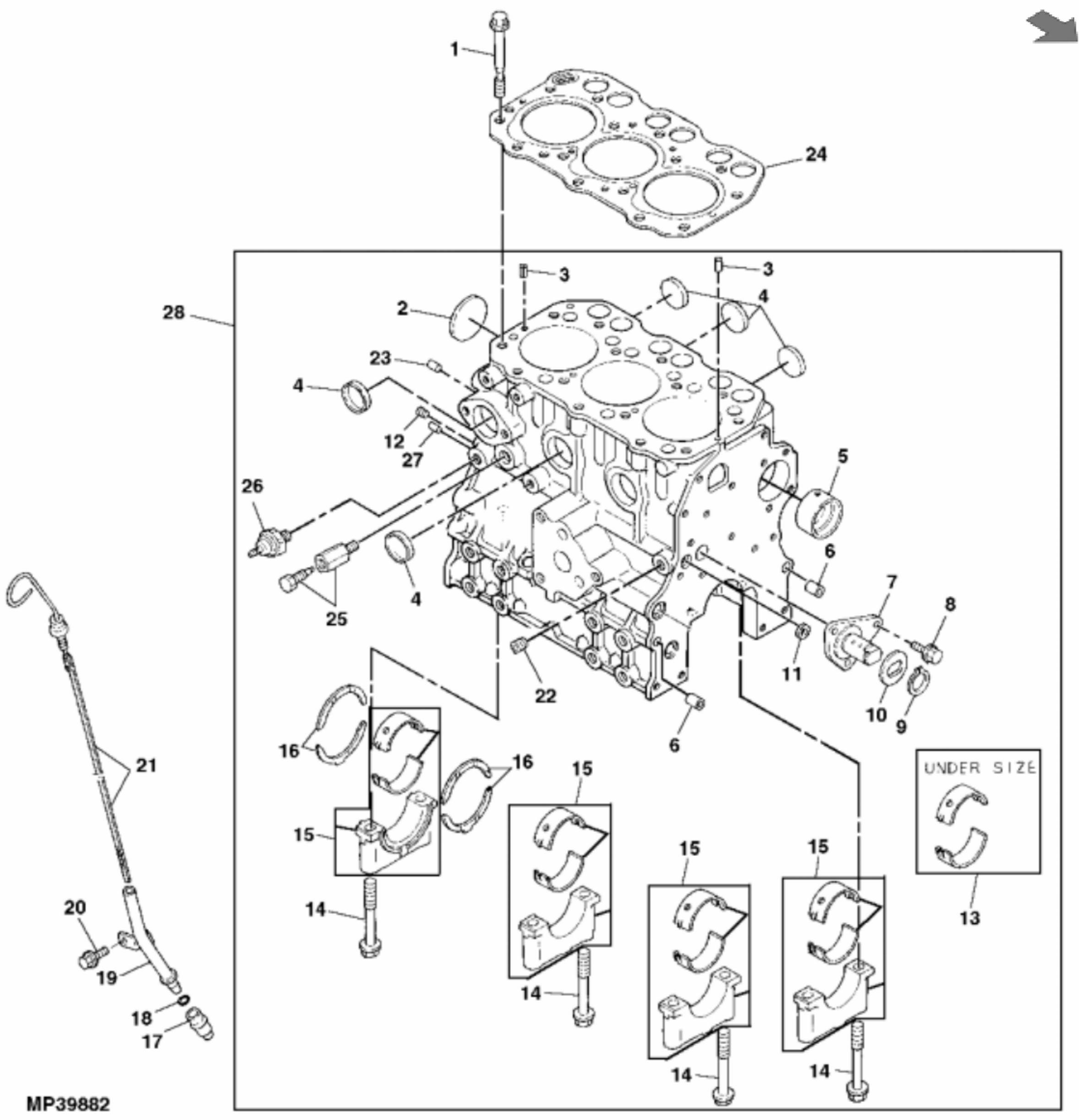 John Deere 670 and 770 Compact Utility Tractor Parts Catalogue Manual