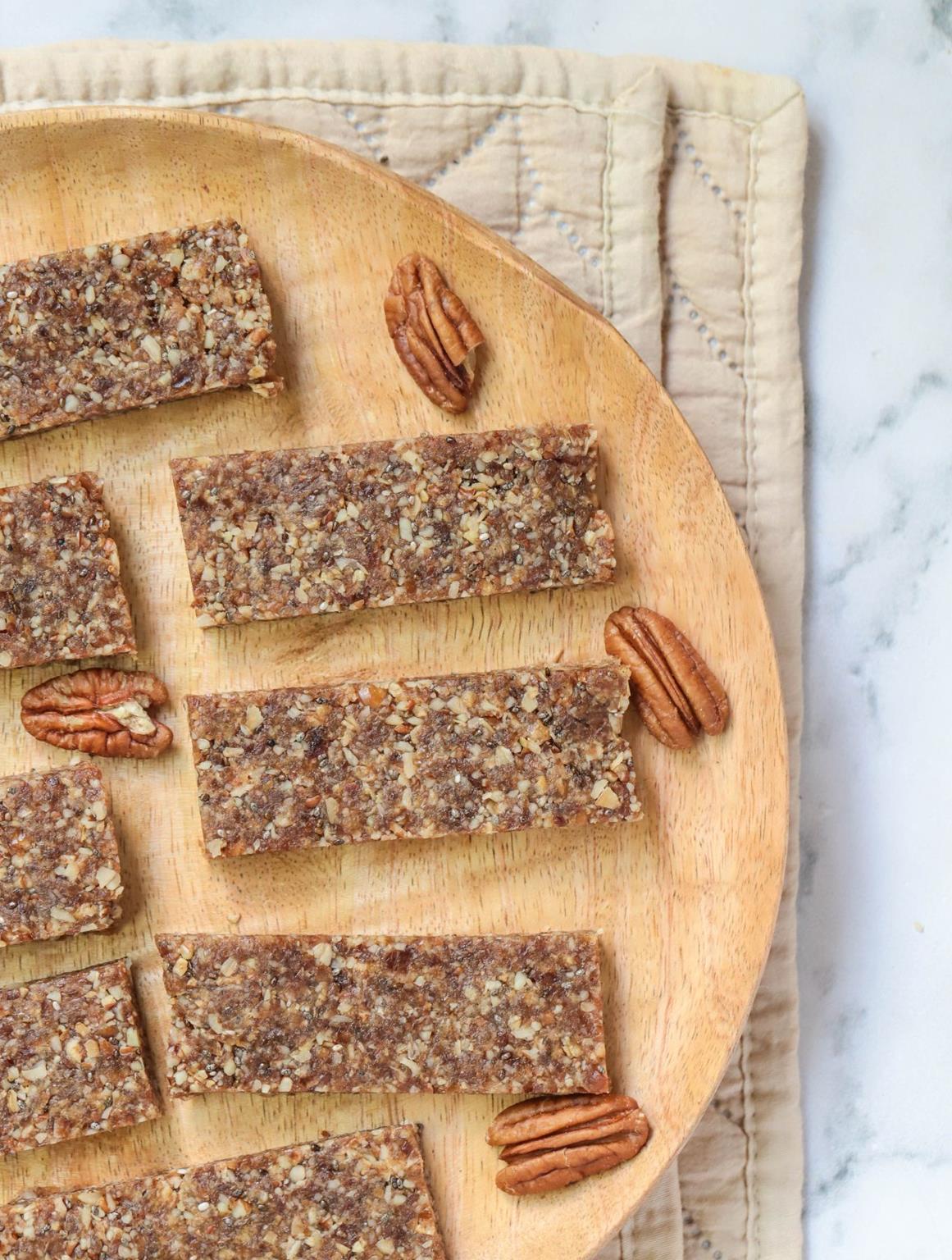 Homemade Pecan Energy Bar