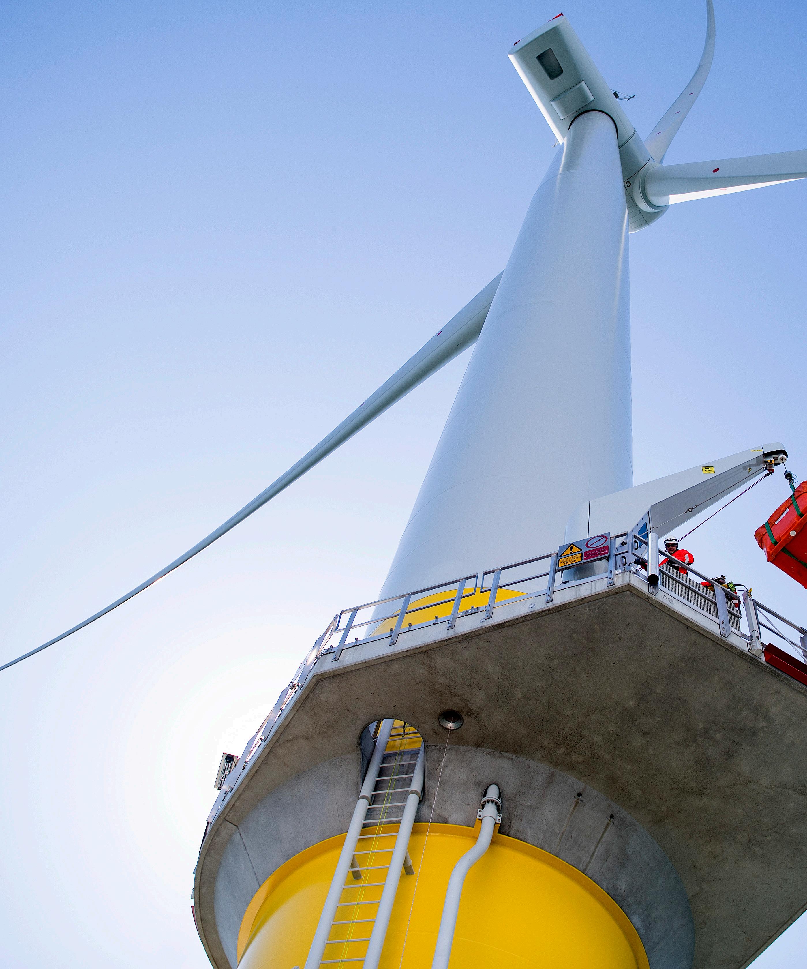 Floating wind turbines could open up vast ocean tracts for