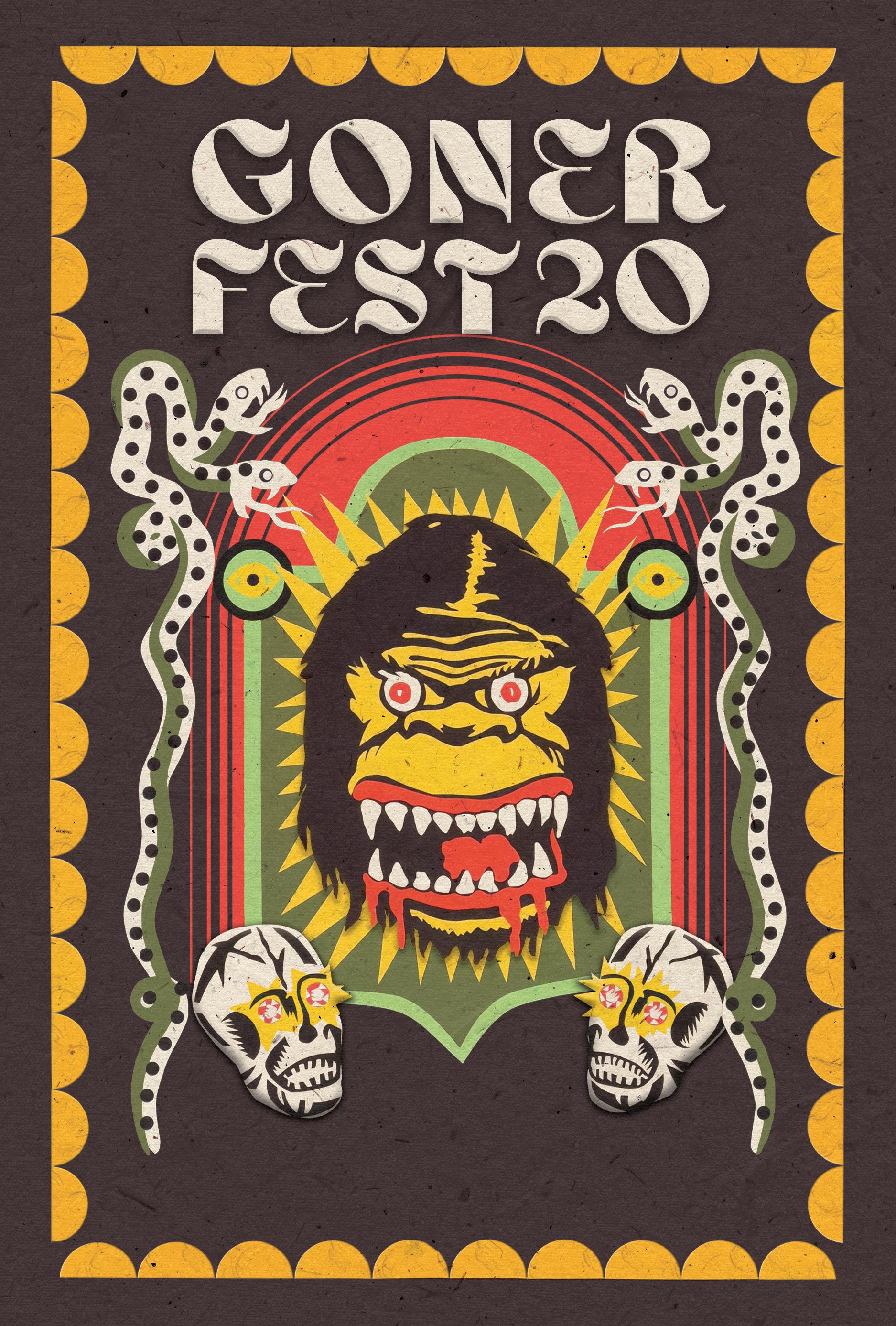 Gonerfest 20 Official Program Guide by Goner Records image