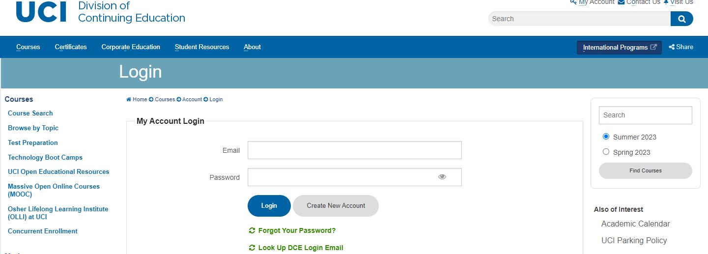 UCI DCE Student Handbook to Your Program by UCI Division of