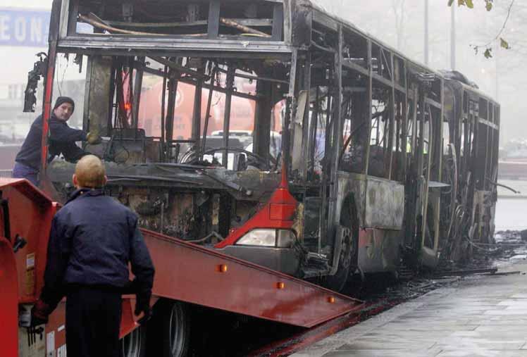 BUS FIRES EXPOSED