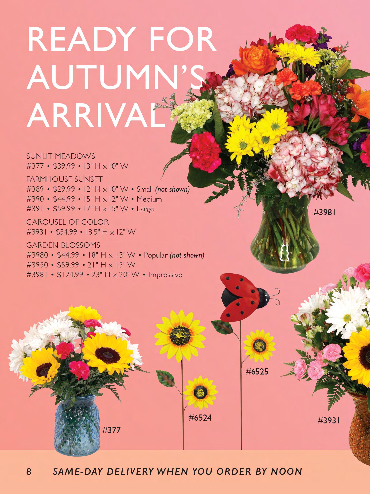 Connells Maple Lee Fall Brochure 2023 by US Retail Flowers Inc. Issuu