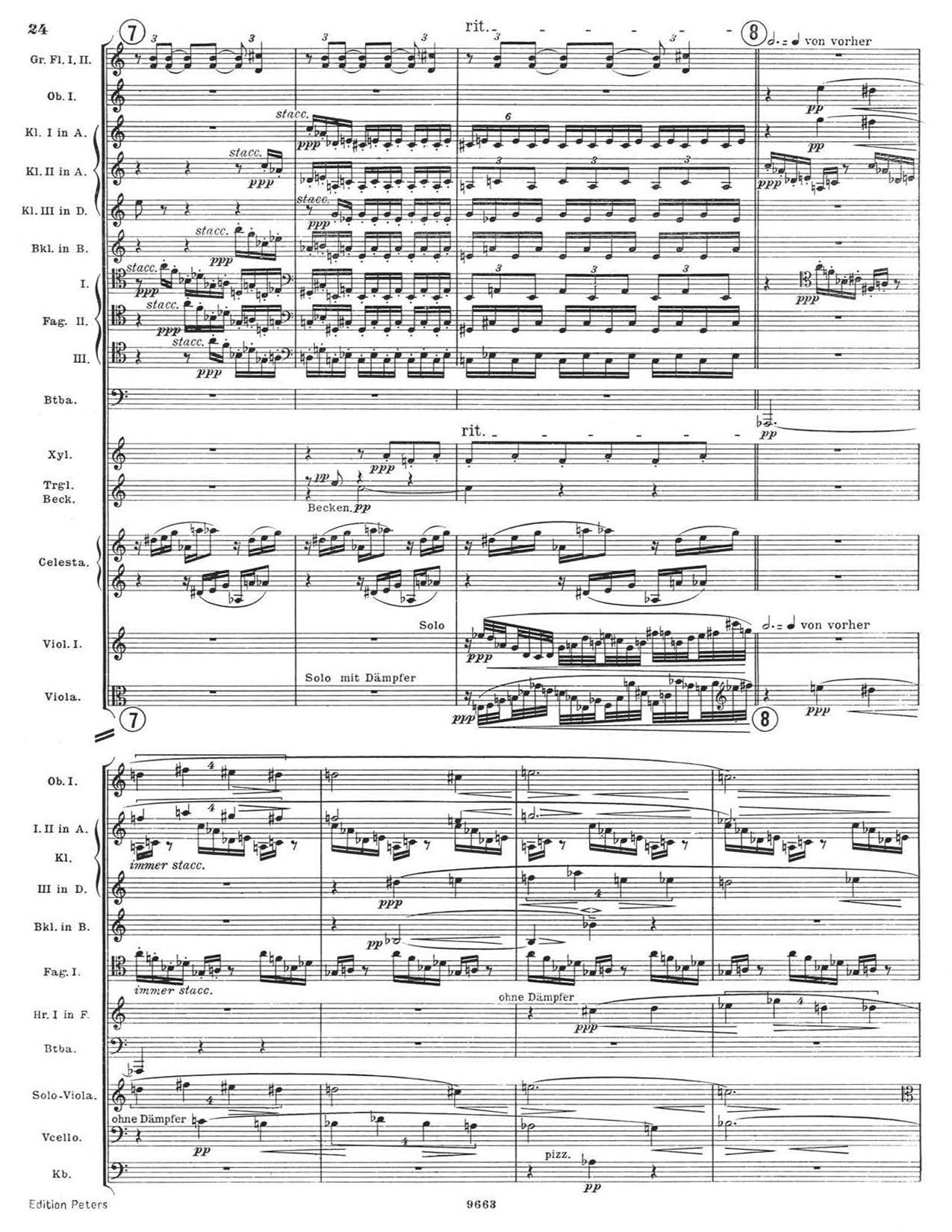 Schoenberg FIVE PIECES FOR ORCHESTRA Op. 16 (Original