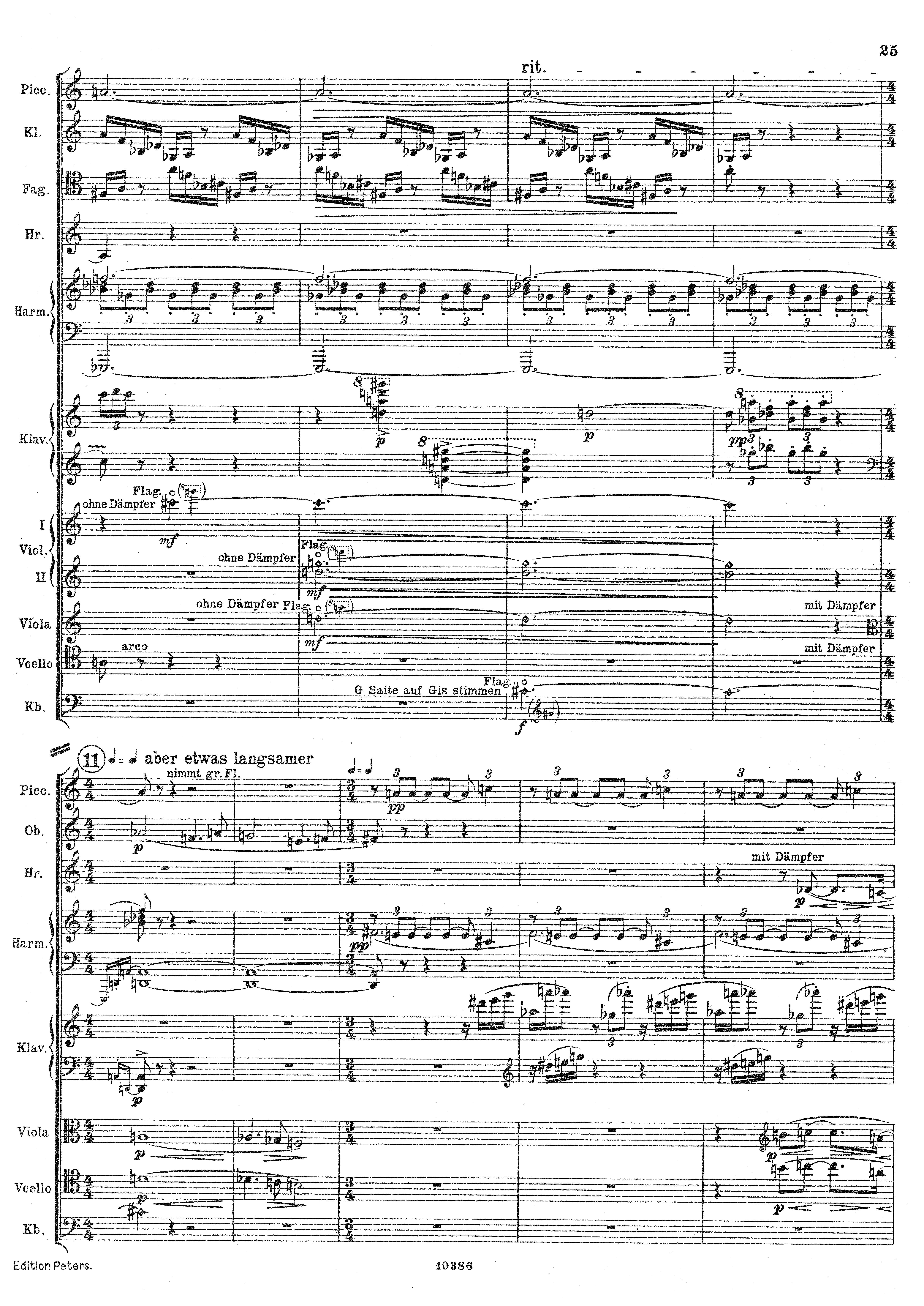 Schoenberg FIVE PIECES FOR ORCHESTRA, Op. 16 (Chamber Version) by