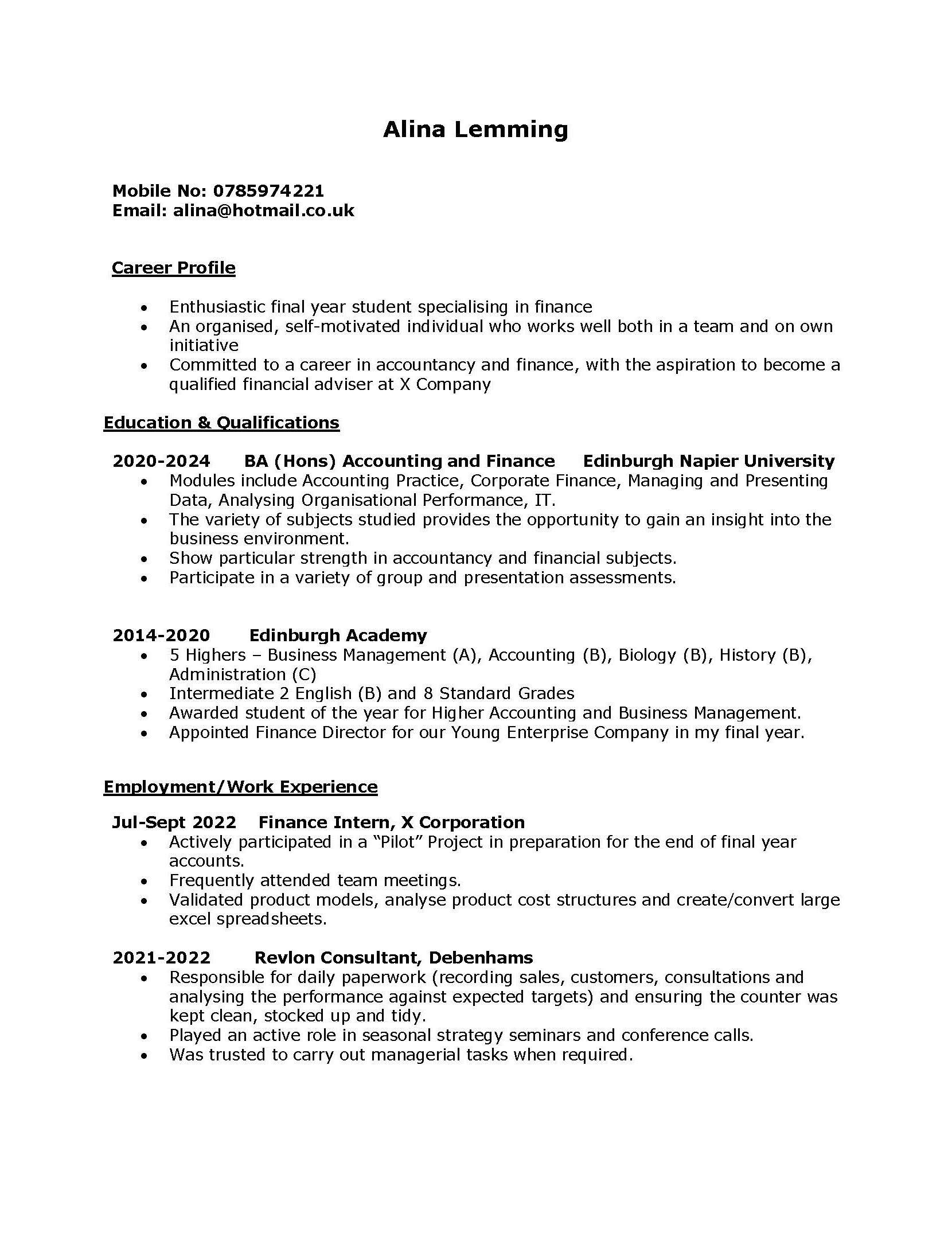 CV Guide By Studentfutures Issuu cv-guide-by-studentfutures-issuu