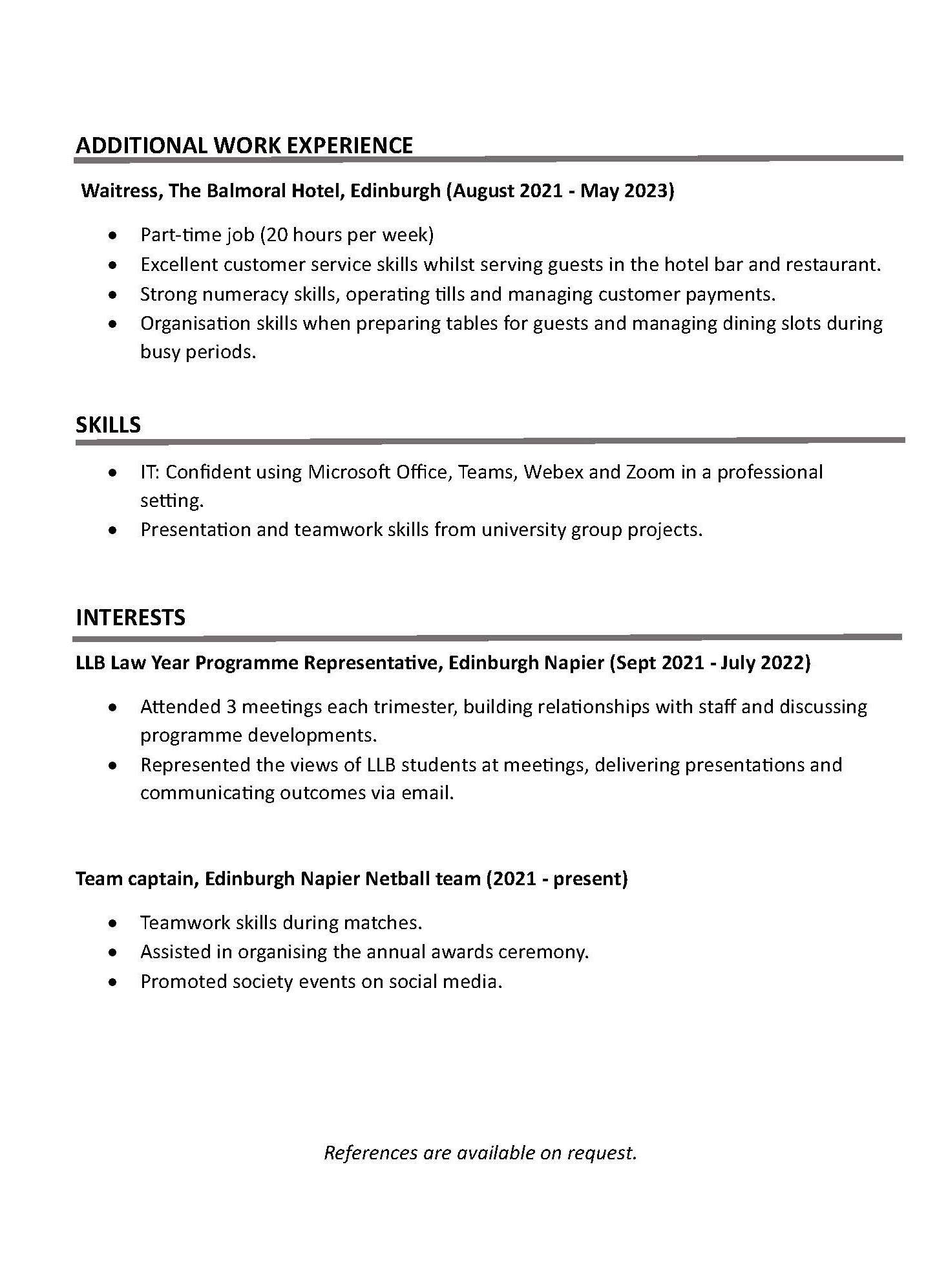 CV Guide by studentfutures Issuu