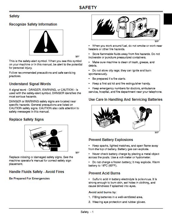 John Deere XUV 620i Gator Utility Vehicle Technical Manual TM1736 PDF