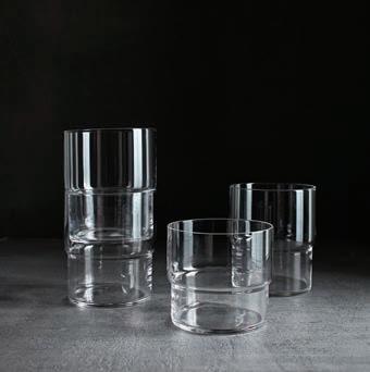 LSA International Arc Tumbler Clear Set of 4 13 oz