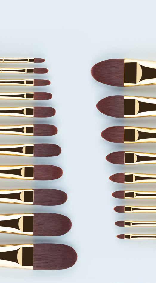 Rosemary & Co Red Dot Spotters Synthetic Brushes Full Range Fast