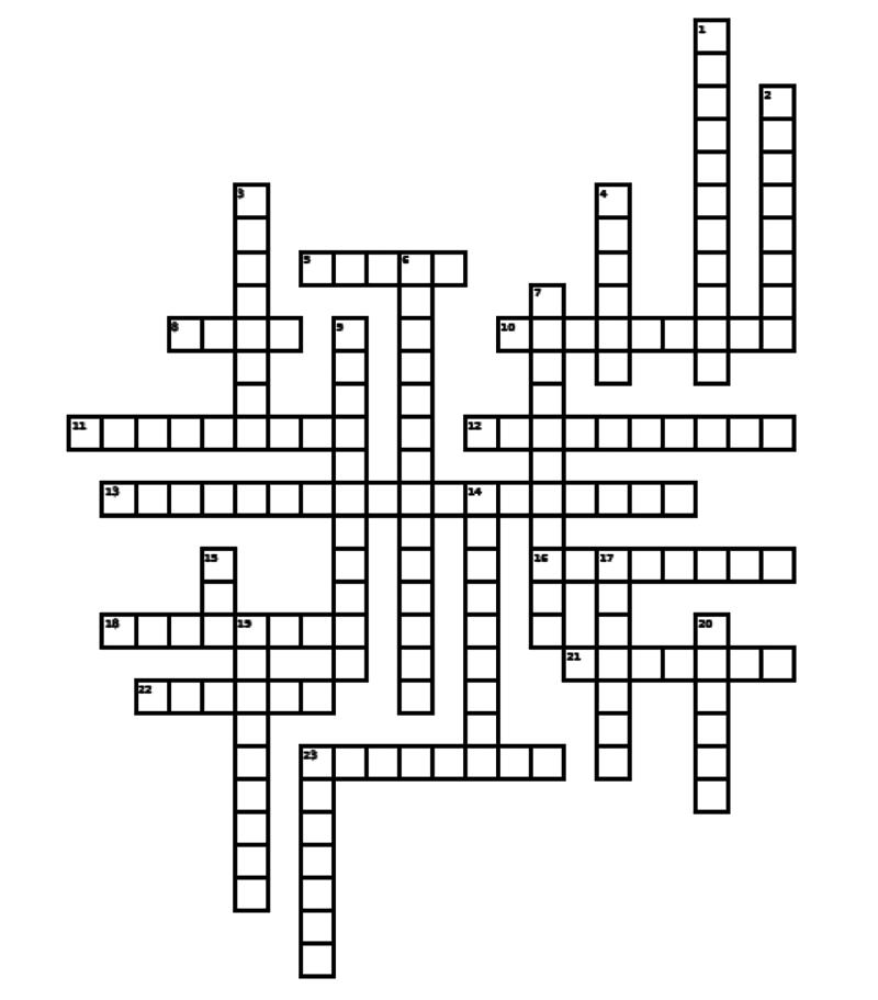 Cover for Crossword - Answers