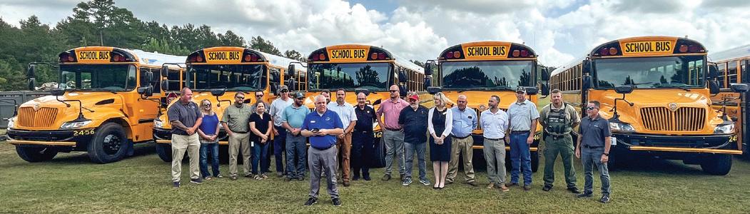 Cover for Long County School System Unveils 10 New Electric School Buses
