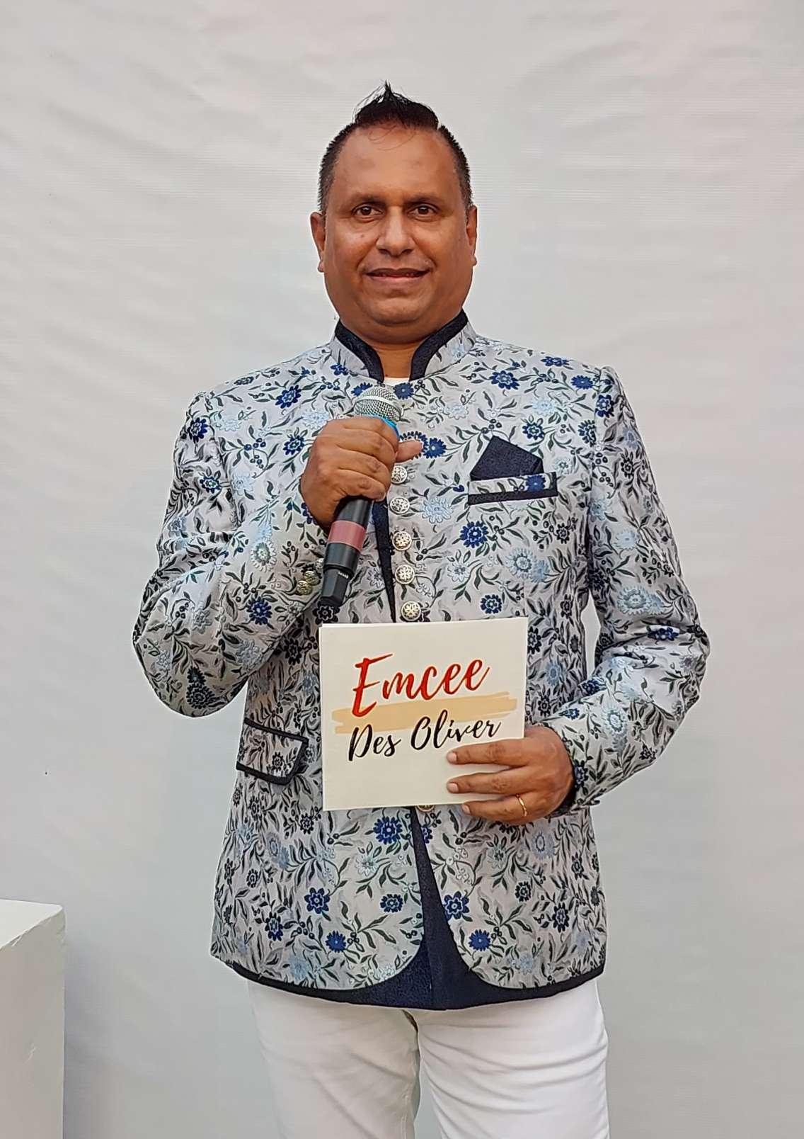MC DESMOND OLIVEIRA - One of Goa's finest wedding emcees.