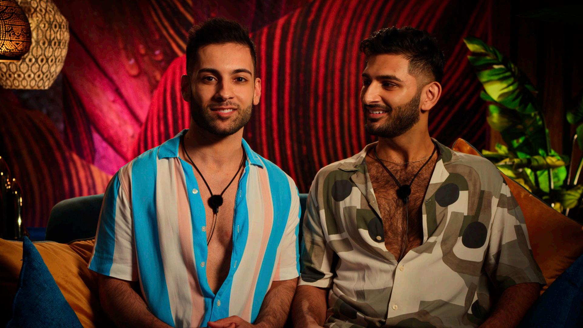 Cover for Meet the queer twosome from Peacock's 'Couple to Throuple' show
