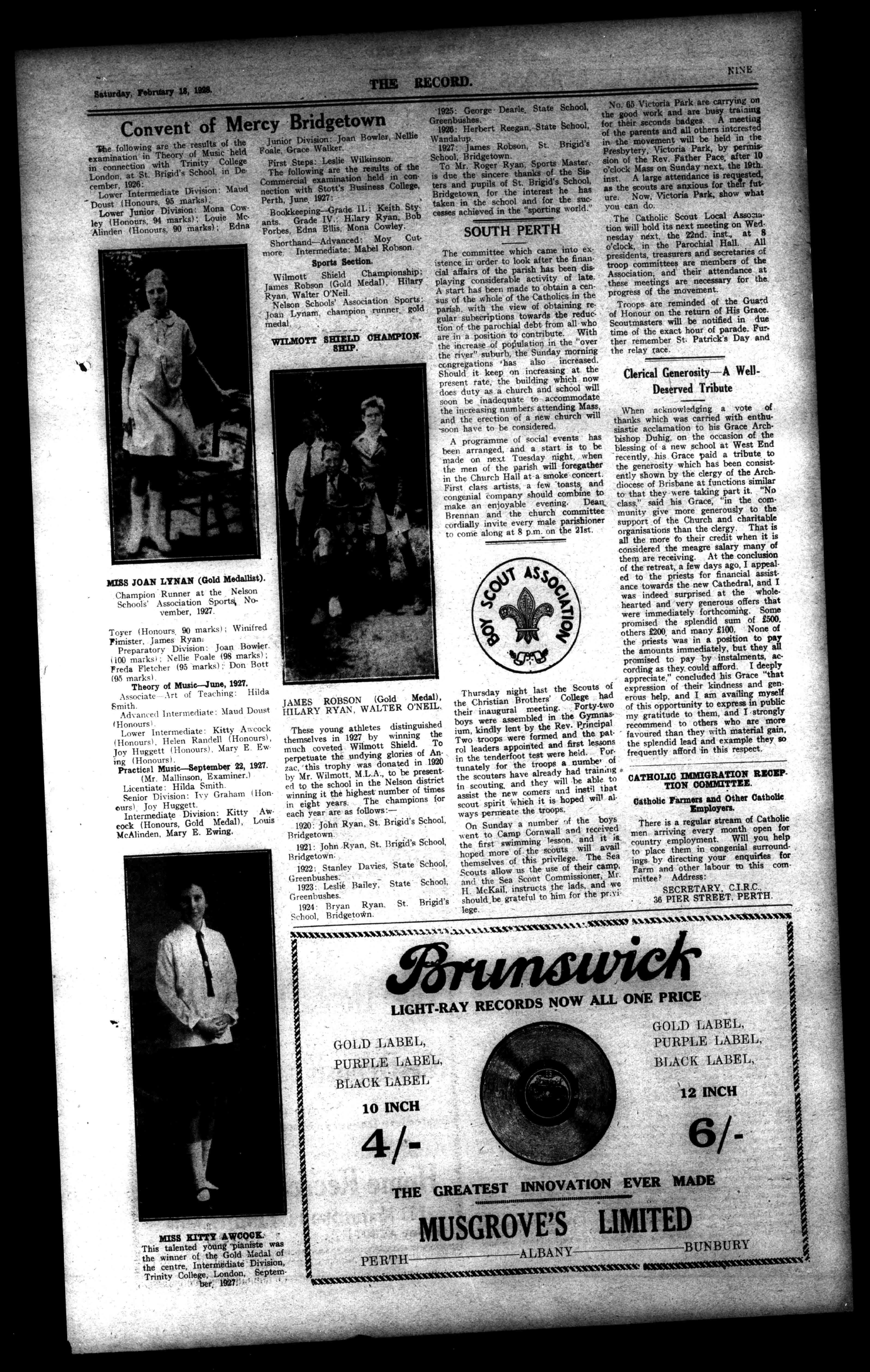 The Record Newspaper 18 February 1928 by The Record - Issuu
