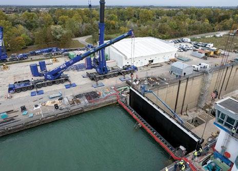 Cover for Lock gate refubishment