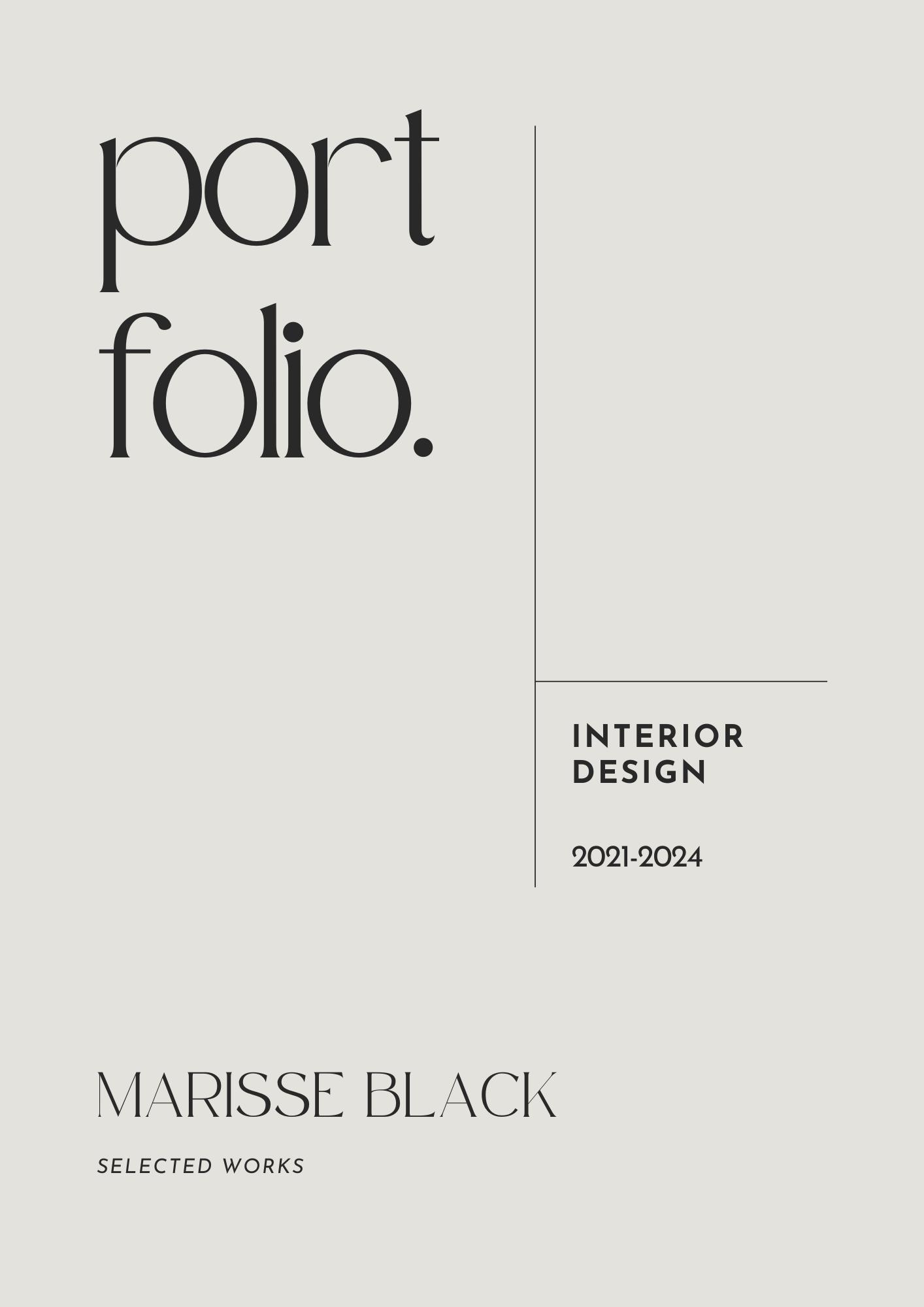 Marisse Black Interior Design Portfolio by Marisse Black Issuu