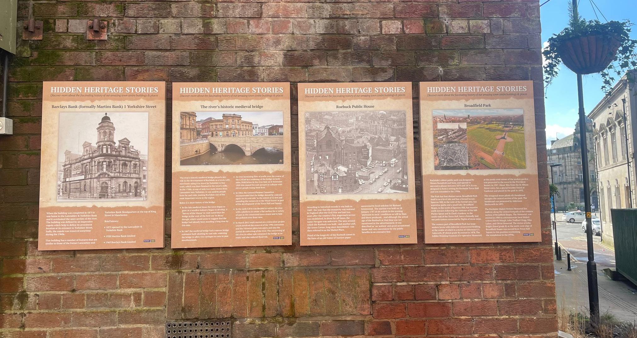 Cover for Discover Rochdale Town Centre's Hidden Heritage Stories