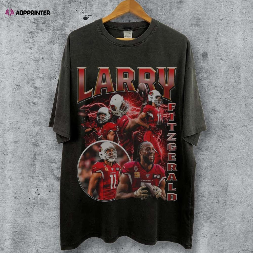 Vintage Larry Fitzgerald Bootleg Style Shirt Larry Fitzgerald T 