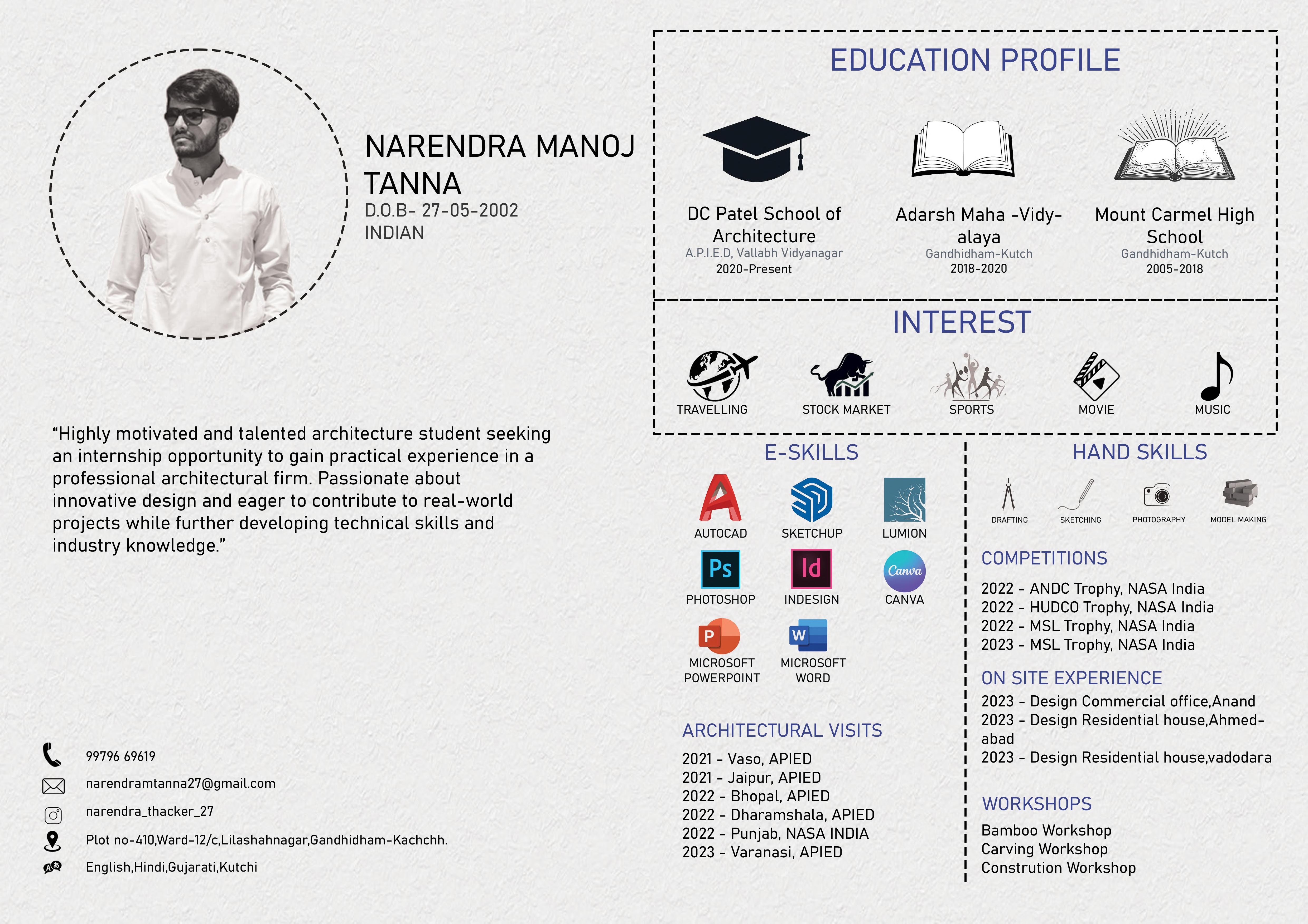NARENDRA MANOJ TANNA | ARCHITECTURE PORTFOLIO by Narendra Tanna - Issuu