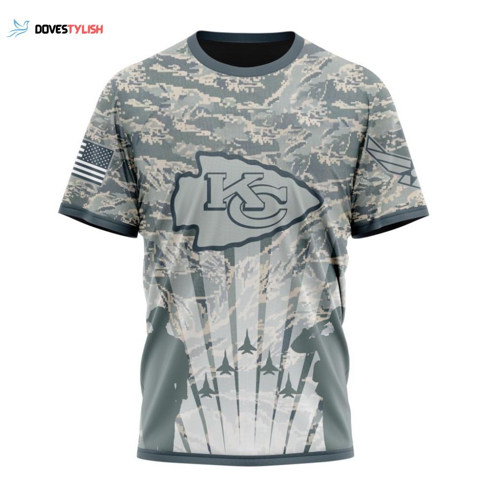 Kansas City Chiefs Honor US Air Force Veterans Unisex T-Shirt For