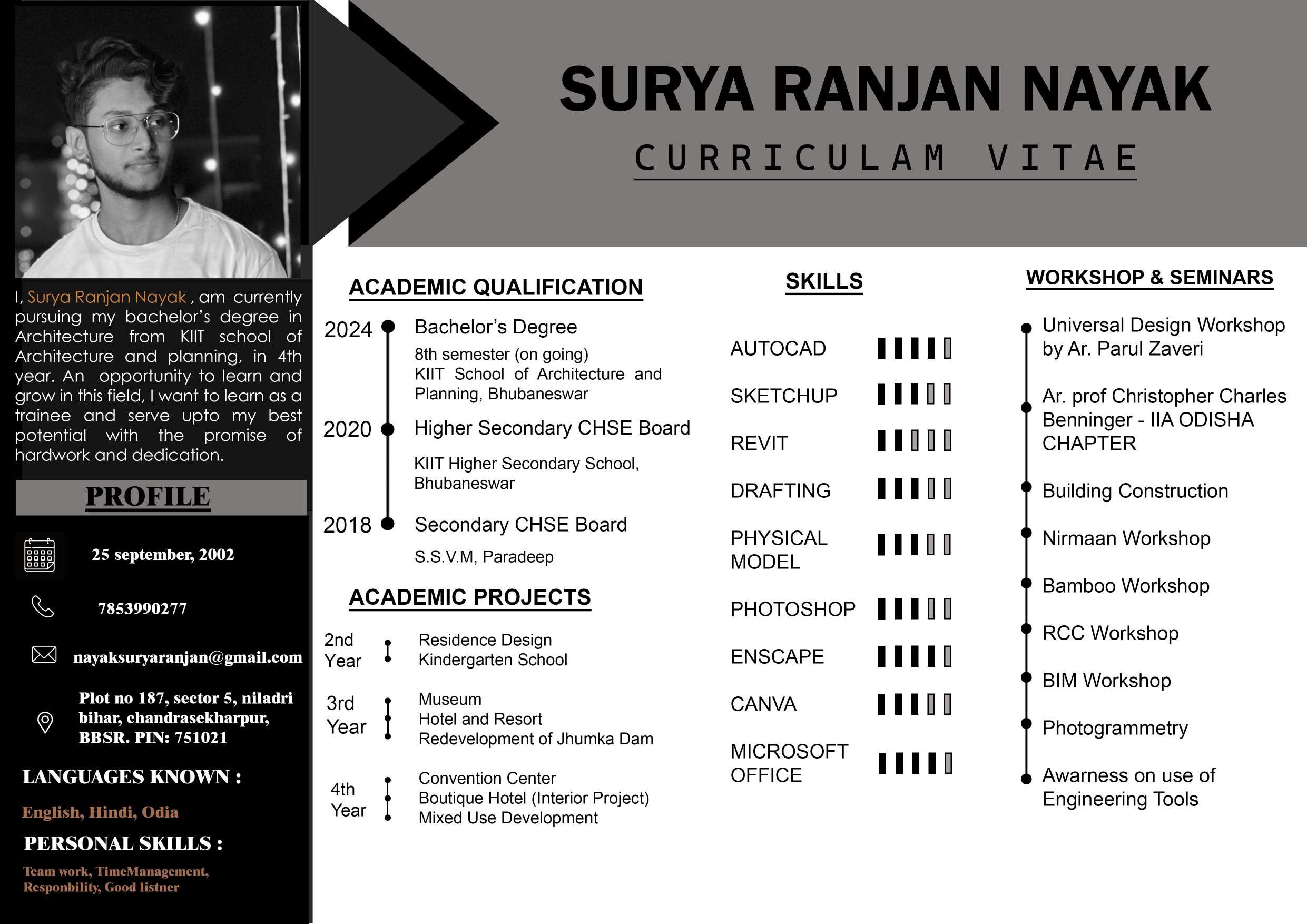 ARCHITECTURAL PORTFOLIO - Surya Ranjan Nayak by Surya Ranjan Nayak - Issuu