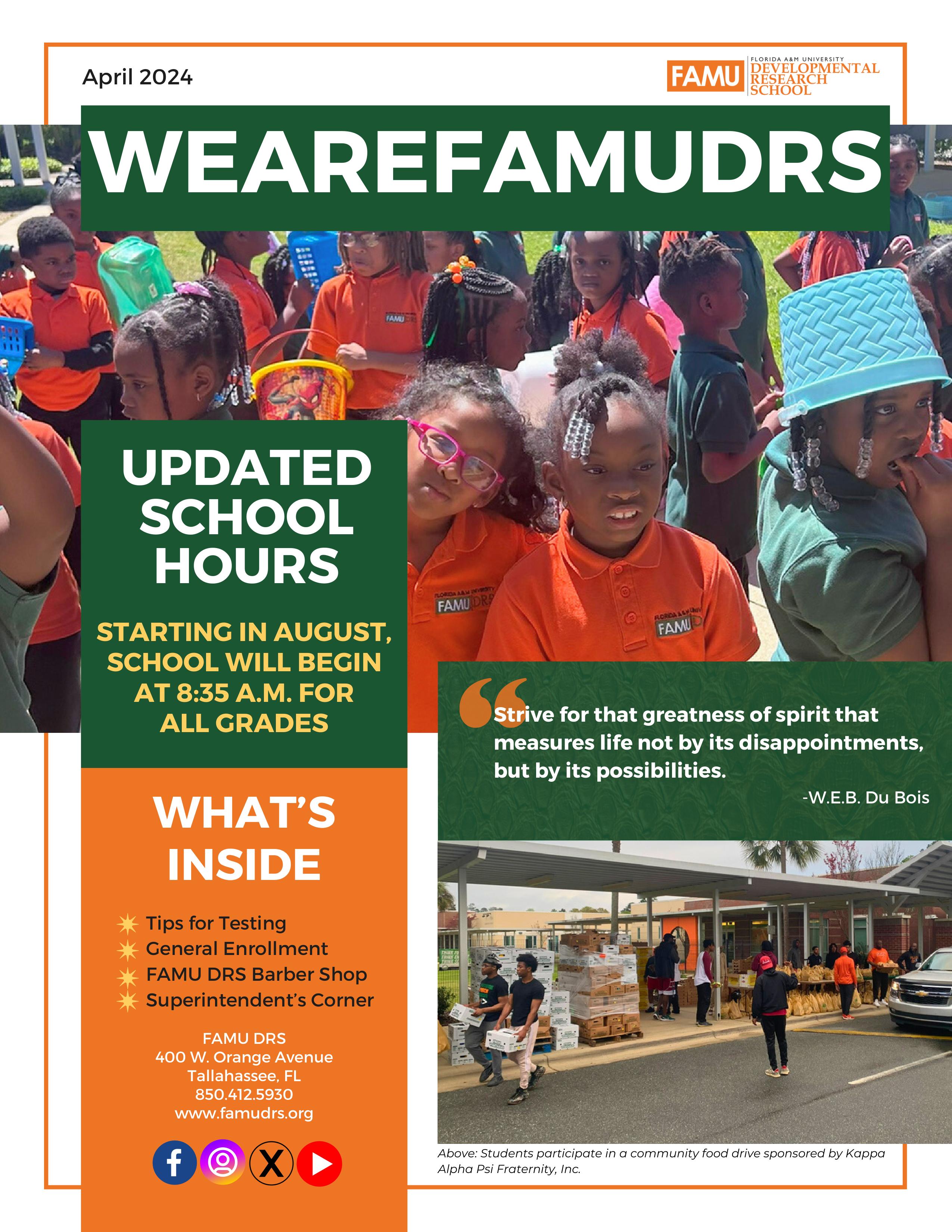 FAMU DRS Newsletter April by FAMUDRSNewsletter - Issuu