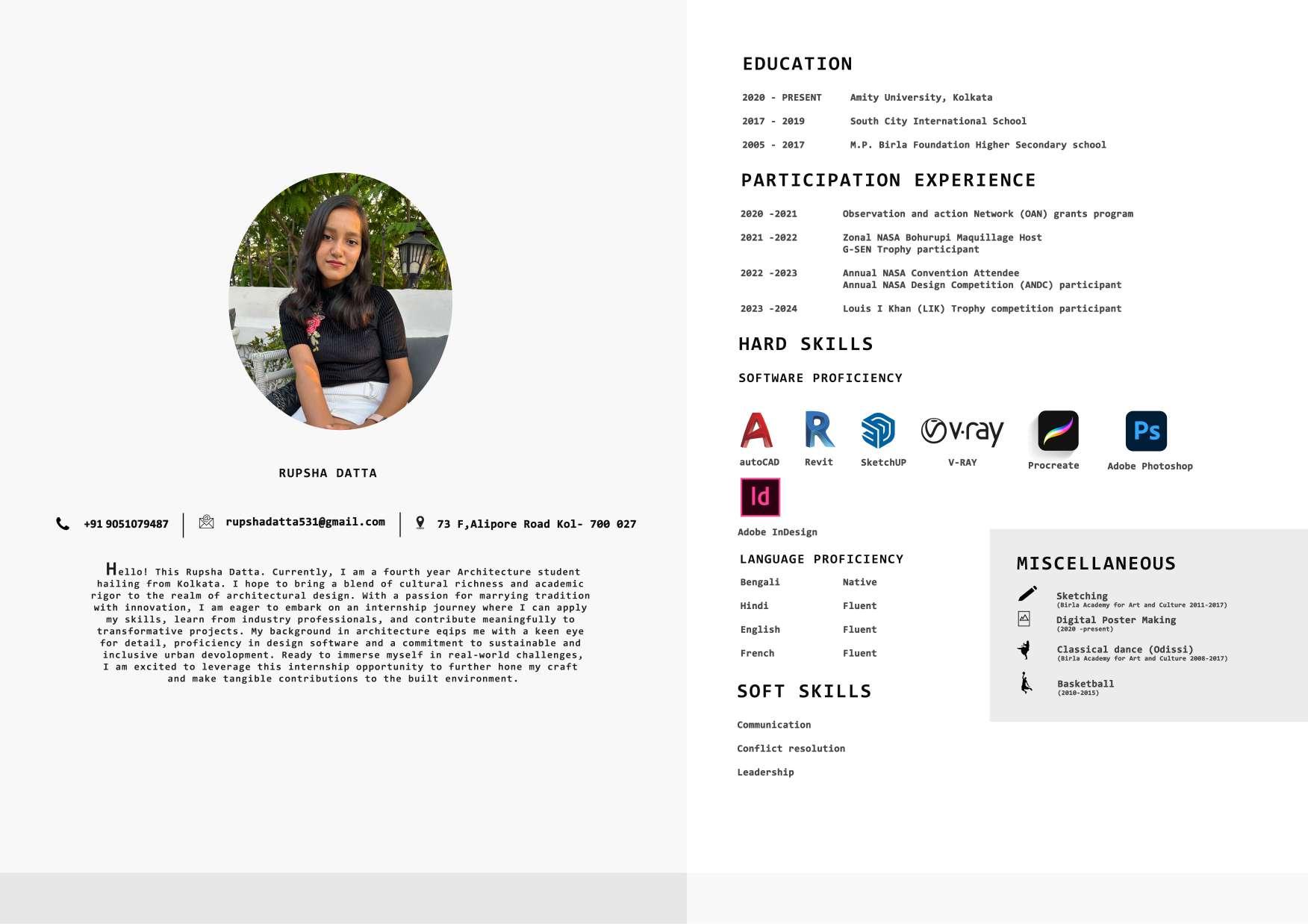 RupshaUndergradPortfolio'24 by Rupsha Datta - Issuu