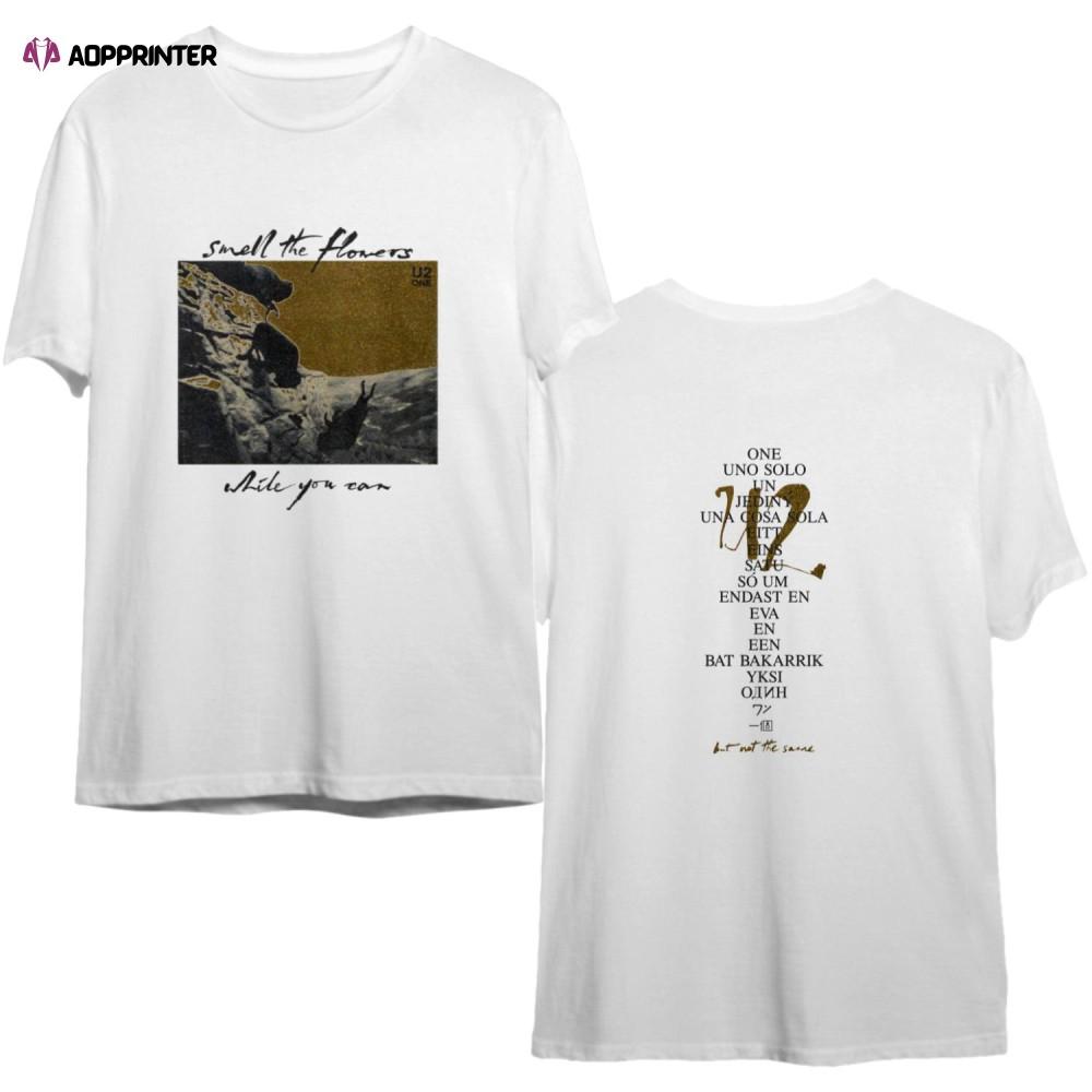 U2 one vintage t-shirt smell the flowers while you can rock band by  aopprinter.com - Issuu