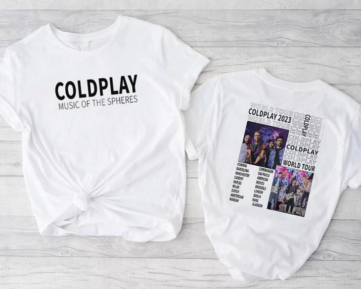 Colplay Music Of The Spheres Shirt, Coldplay World Tour 2023