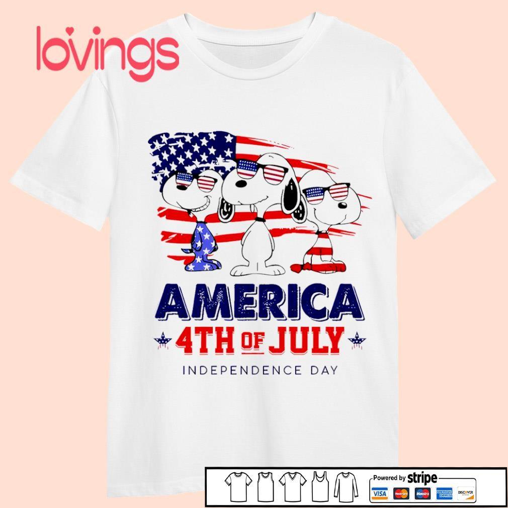 snoopy patriotic t shirt