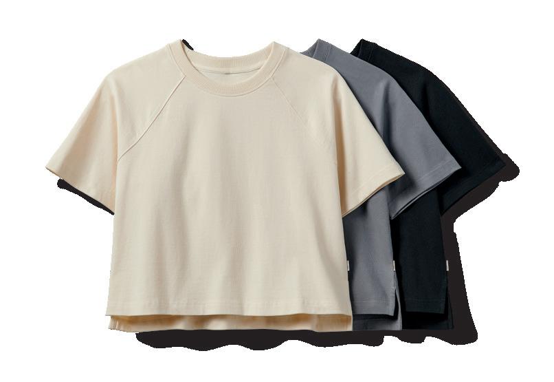 Vuori ヴオリ　ワイドレッグ　エクリュ Vuori ヴオリ ワイドレッグ エクリュ Long-Sleeve Cove Twist