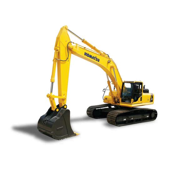 KOMATSU PC350LC-8 EXCAVATOR OPERATION MANUAL SN A10001-UP by