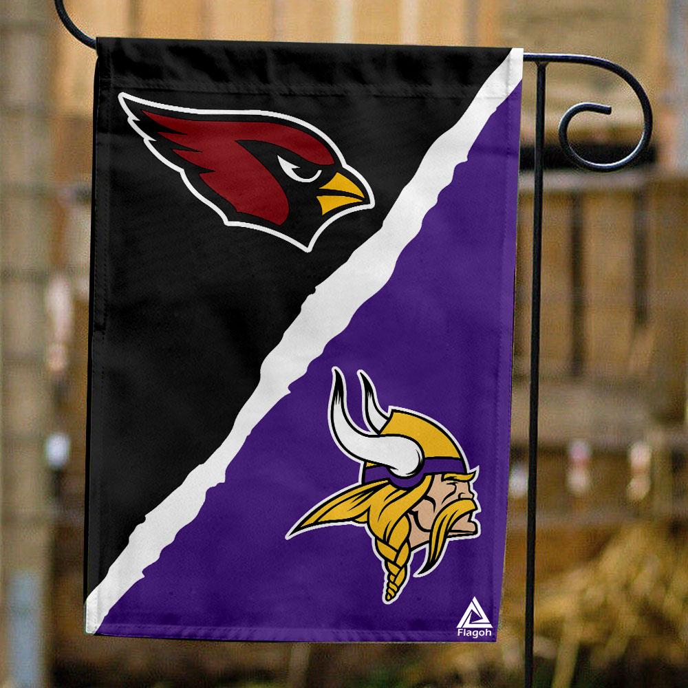 WinCraft Green Bay Packers Vs. Minnesota Vikings House Divided Flag – 3x5 Ft, Polyester, NFL