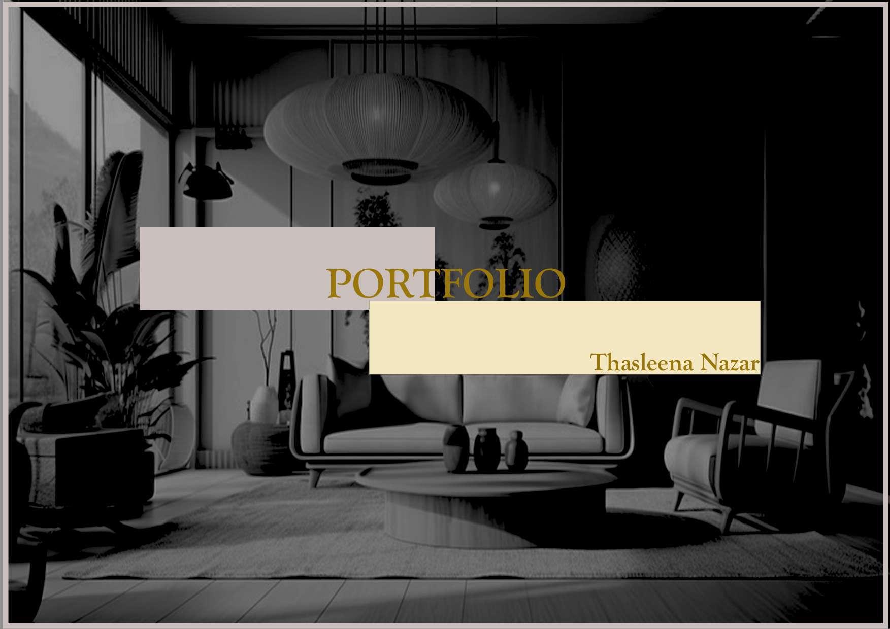 THASLEENA NAZAR INTERIOR DESIGN PORTFOLIO (2023-24) by Thasleena Nazar ...