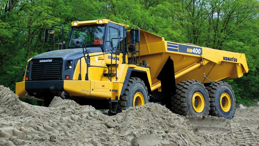 コマツ　ＨＭ400 Komatsu HM400-2 Articulated Dump Truck Operation &