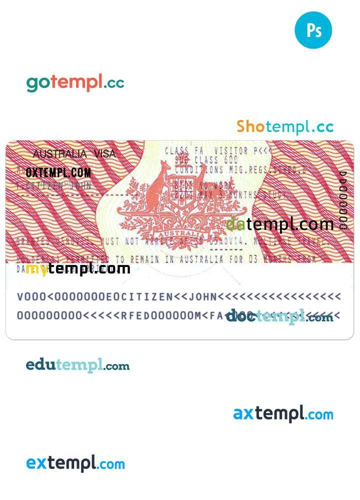 AUSTRALIA visa by Preetempl - Issuu