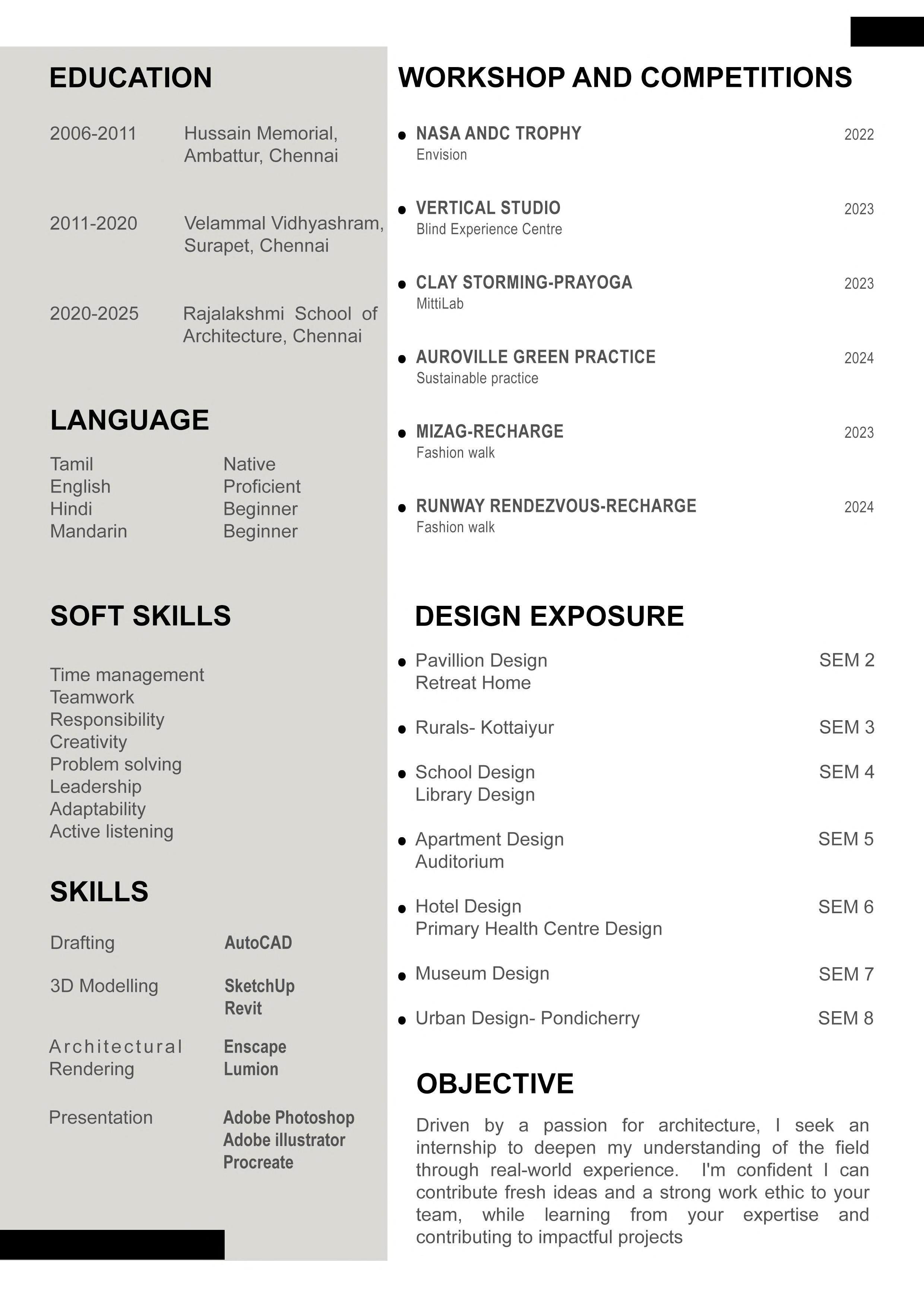 KAVYA S ARCHITECTURE PORTFOLIO 2020-2024 by Kavya Sendhilraja - Issuu