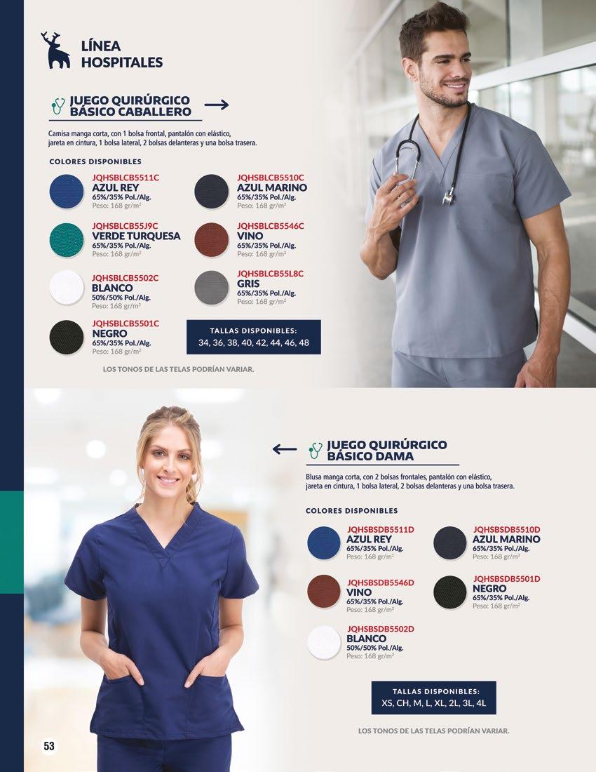 Catálogo Uniformes Unitam 2024 - Ejecutivos, Industriales, Médicos ...