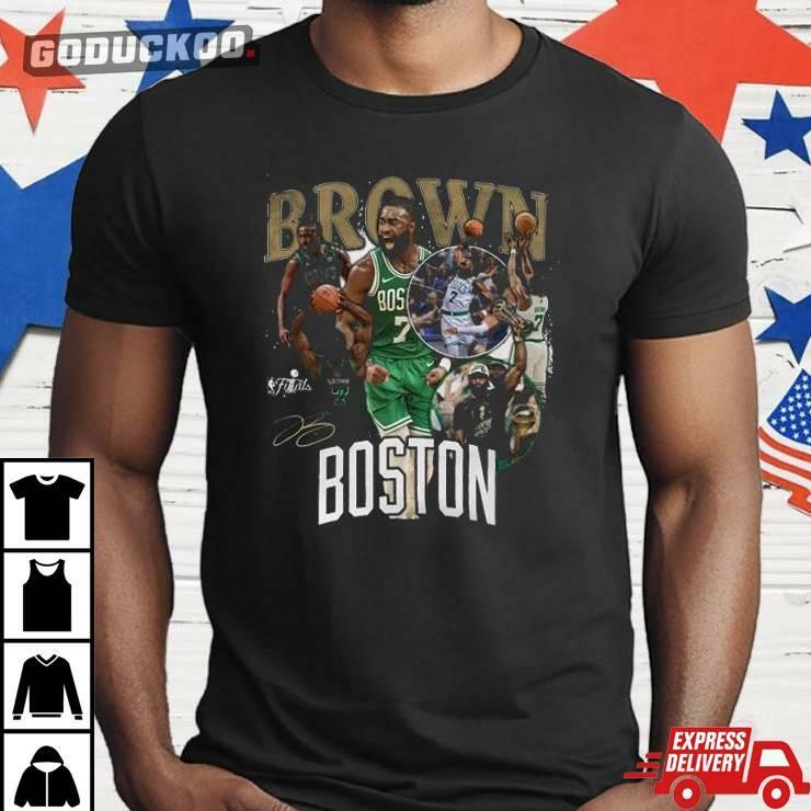 Jaylen Brown Boston Celtics 2024 Nba Finals Champions Signature Shirt