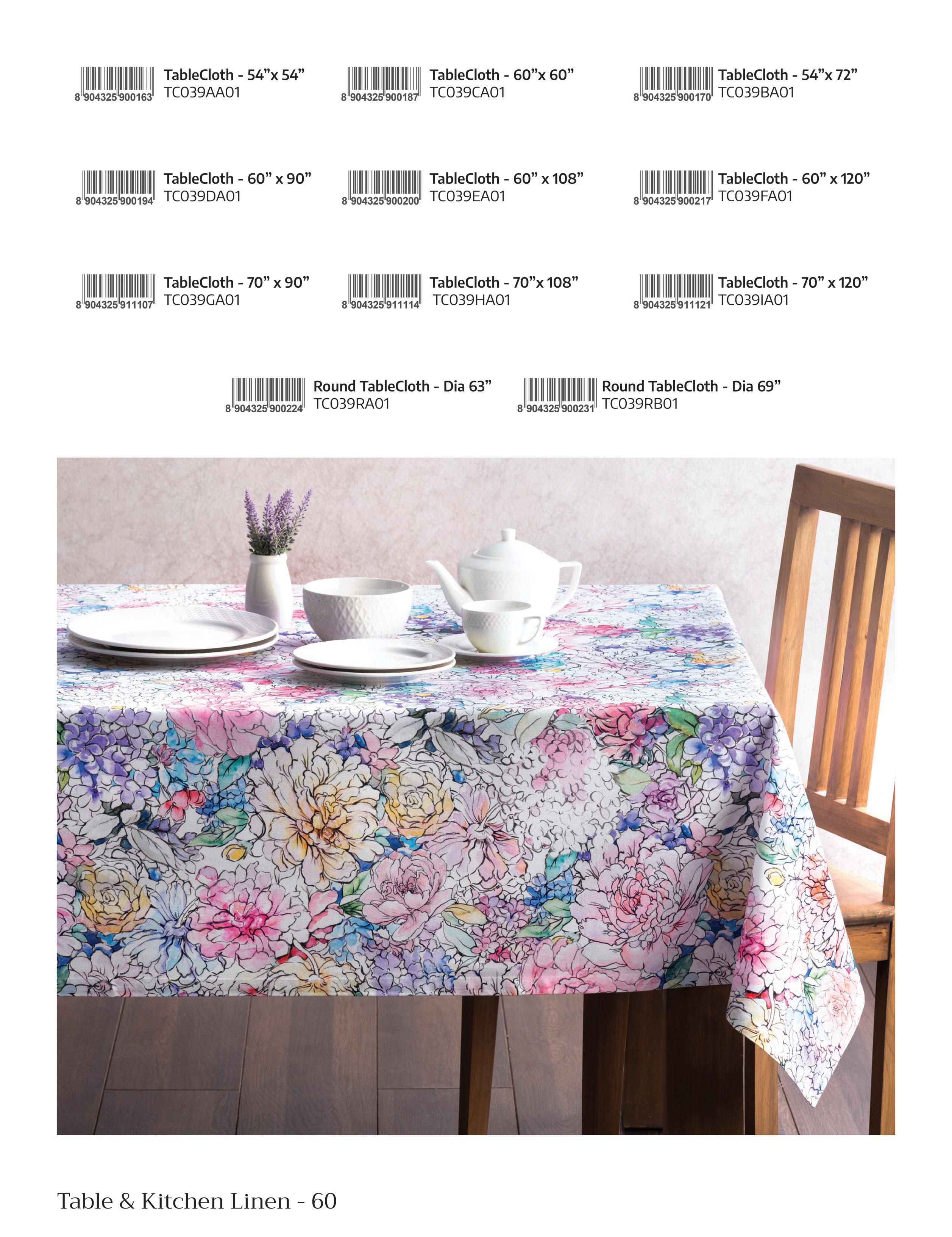 Tovaglia 100% Cotone 'Cashmere' 60x60 Cm - Maison D'Hermine, Motivi Paisley Francesi, Multicolore, Lavabile In Lavatrice
