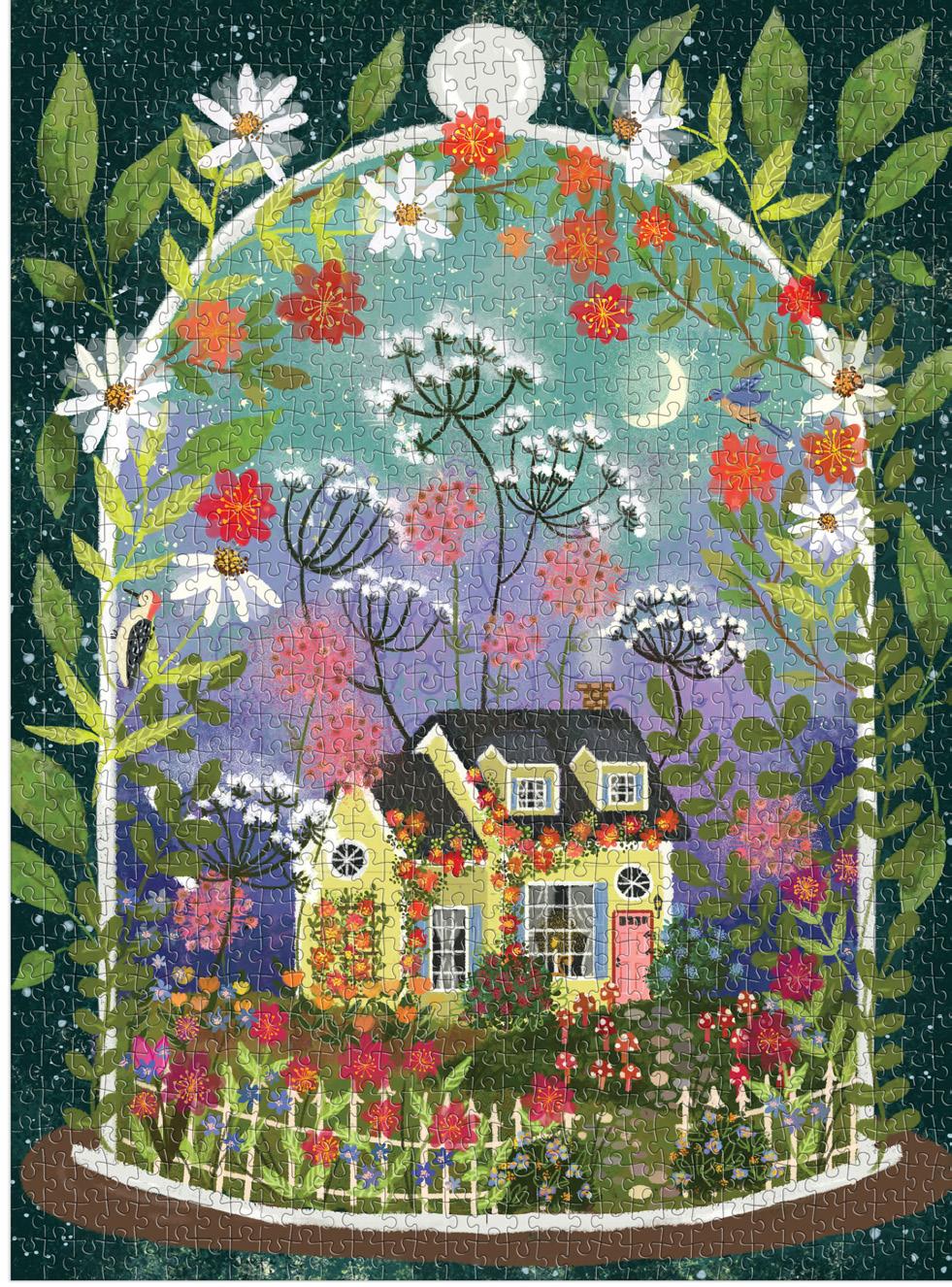 Aazon.co: Liberty Aurora 144 Piece Wood Puzzle Fro Galison - Unique...