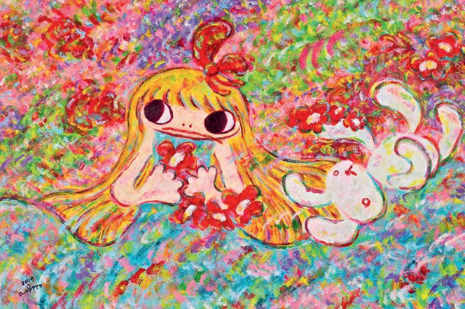 Ayako Rokkaku Fumble in colors, tiny discoveries by Gallery