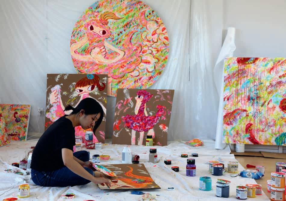 Ayako Rokkaku Fumble in colors, tiny discoveries by Gallery